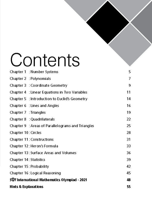MTG IMO Olympiad Workbook Class 9