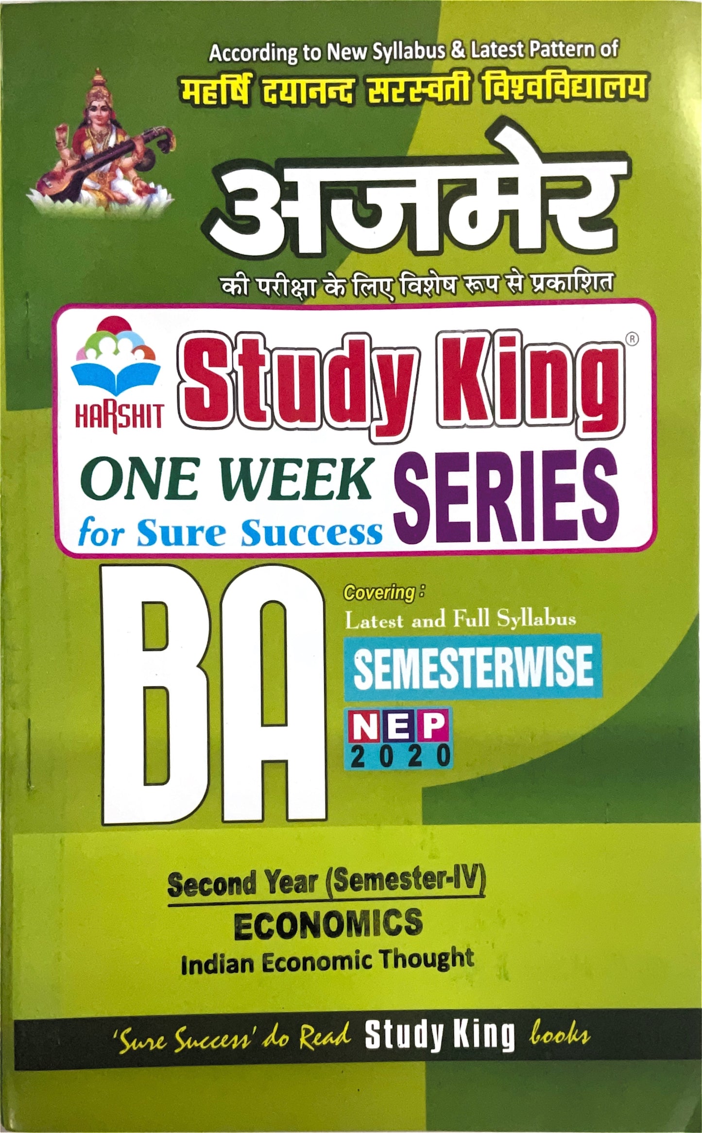 Year 2 - B.A. Economics Indian Economic Thought ONE WEEK SERIES - MDSU