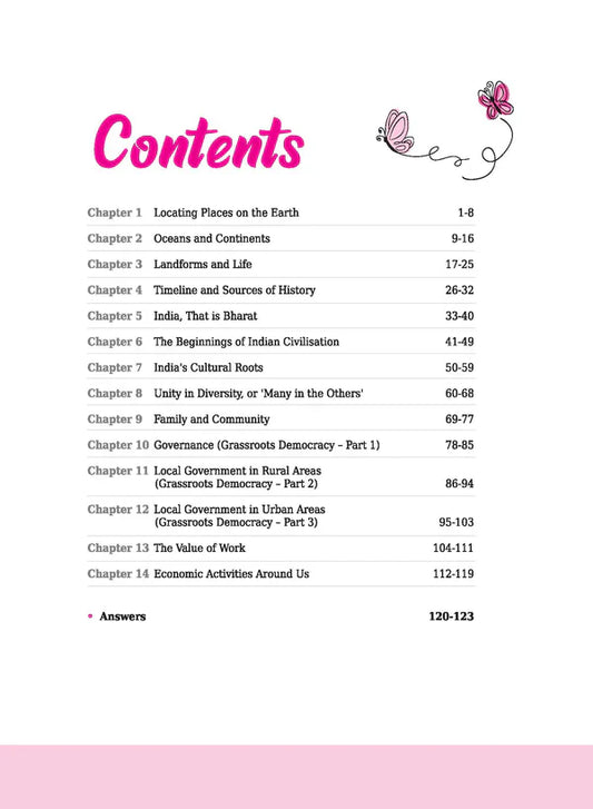 Class 6 -  Social Science Exploring Society India and Beyond - Workbook ARIHANT