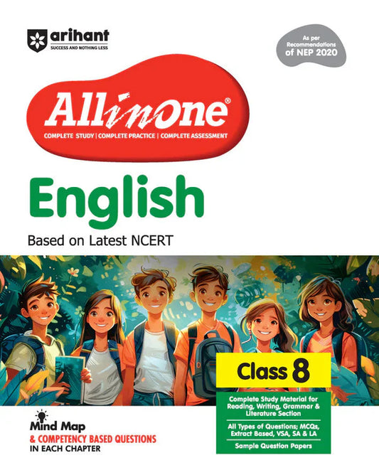 Class 8 -  English All in One -  ARIHANT-1
