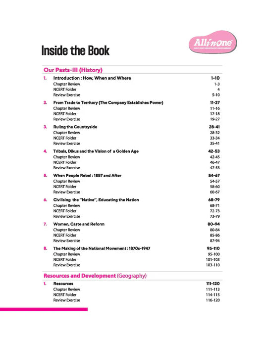 Class 8 -  Social Science All in One -  ARIHANT