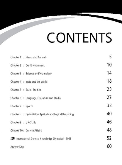 MTG IGKO Olympiad Workbook Class 10