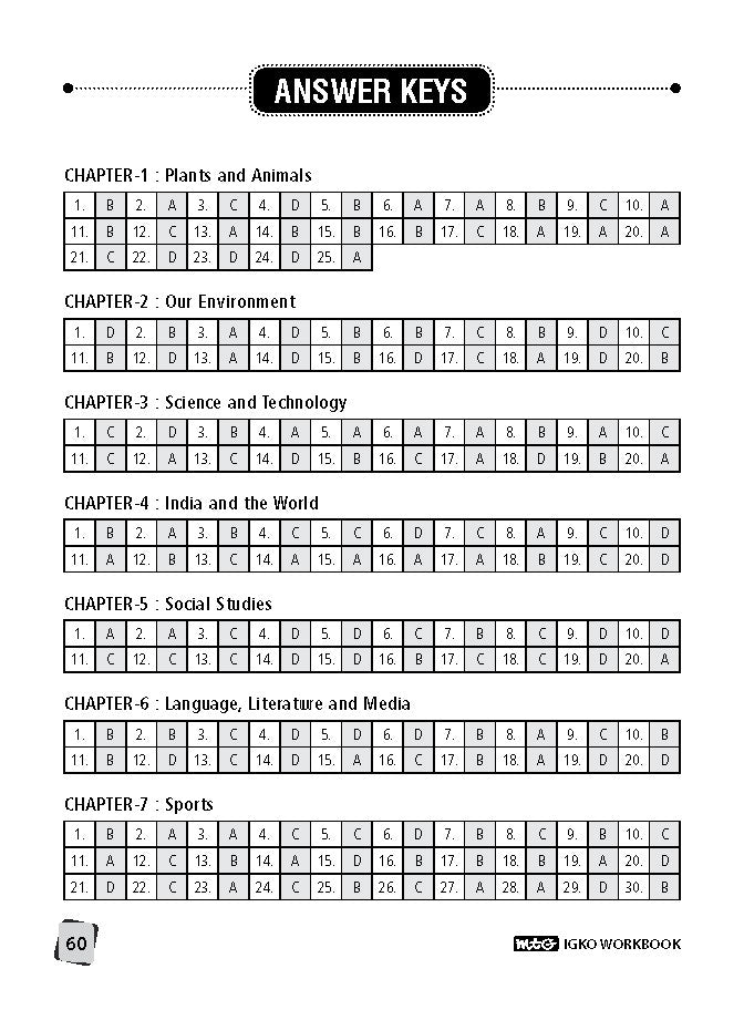 MTG IGKO Olympiad Workbook Class 10