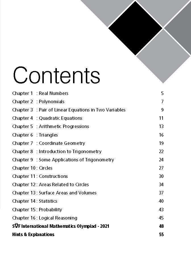 MTG IMO Olympiad Workbook Class 10