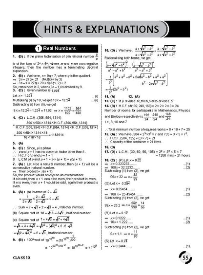 MTG IMO Olympiad Workbook Class 10