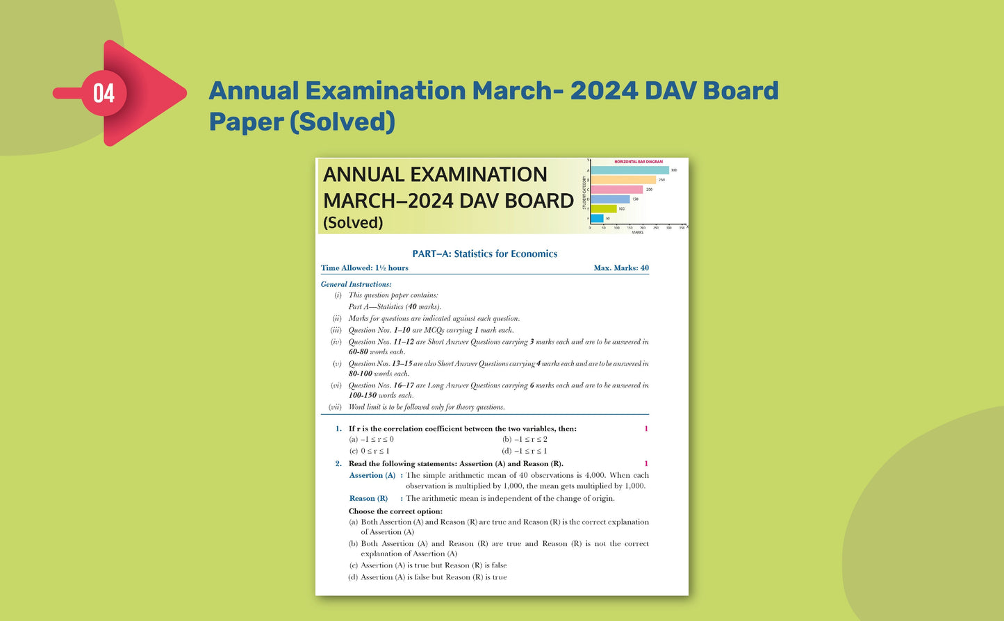 Class 11 Economics Statistics for Economics VK