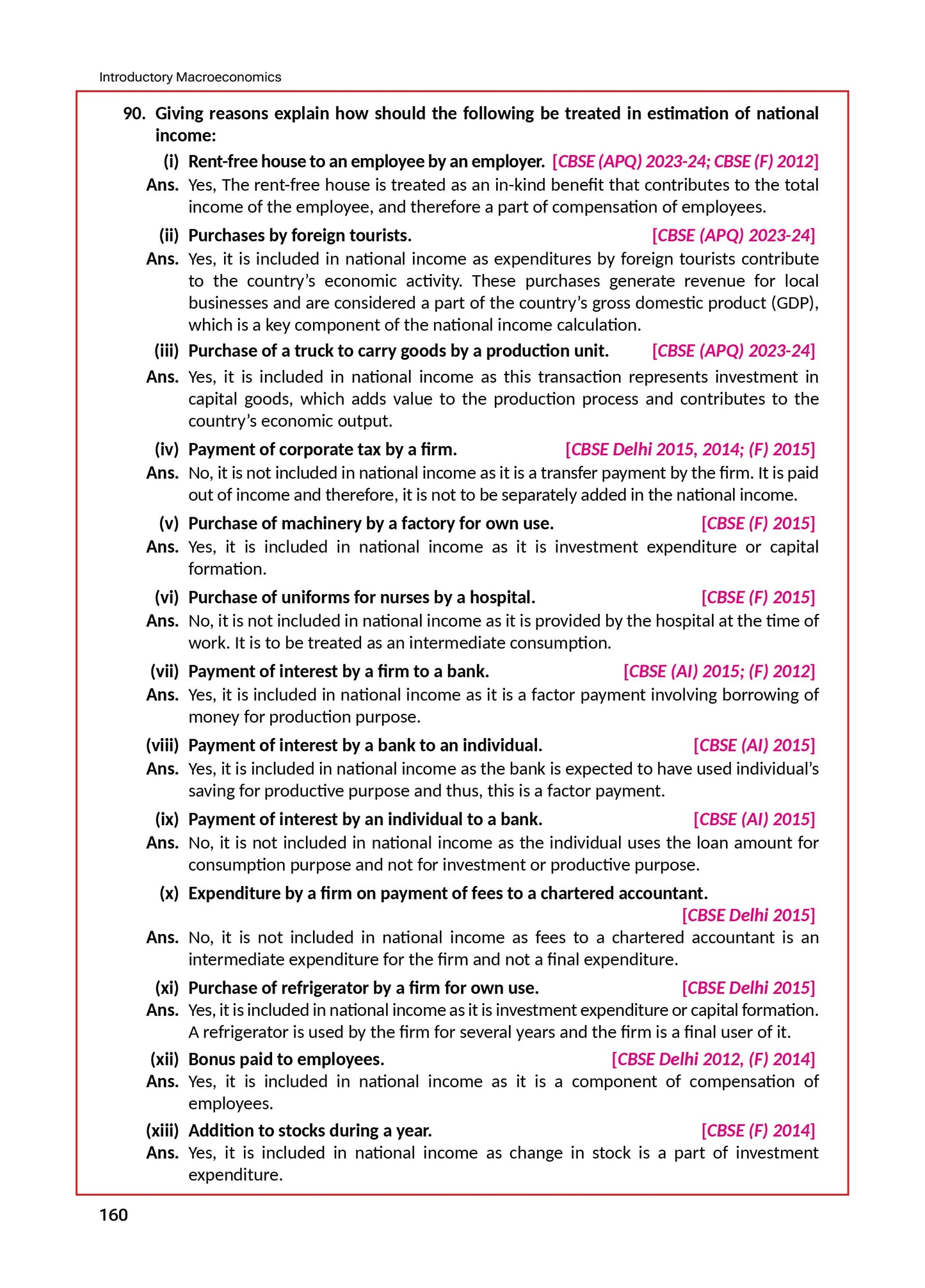 Class 12 Economics Introductory Macroeconomics VK