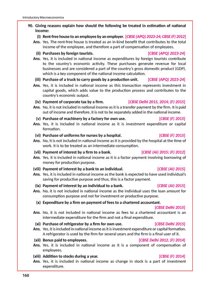 Class 12 Economics Introductory Macroeconomics VK