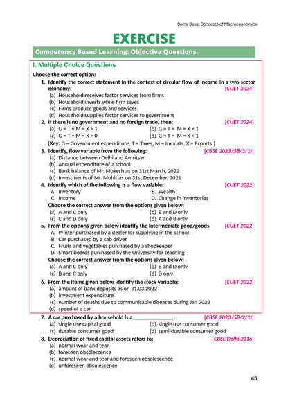 Class 12 Economics Introductory Macroeconomics VK
