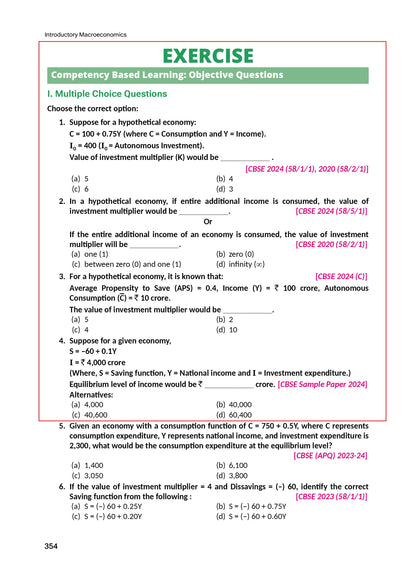 Class 12 Economics Introductory Macroeconomics VK