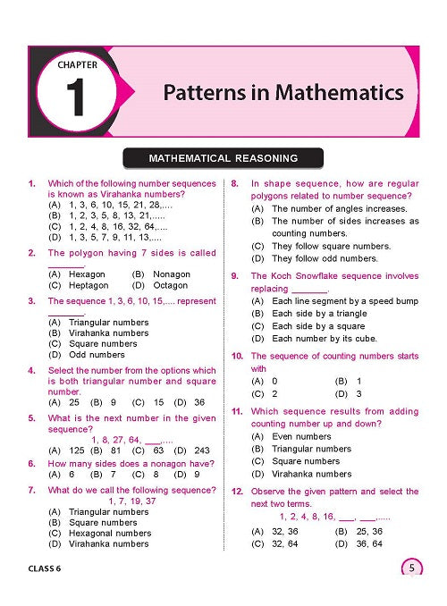 MTG IMO Olympiad Workbook Class 6