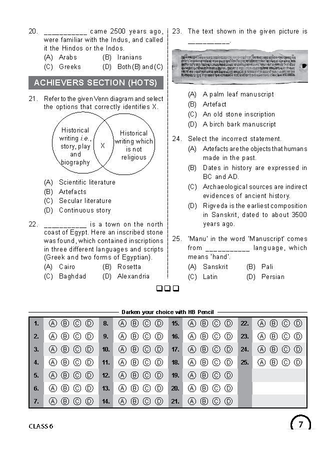MTG ISSO Olympiad Workbook Class 6