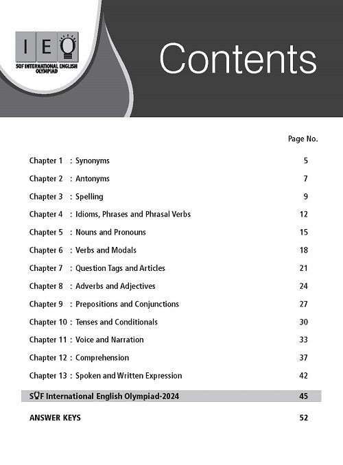 MTG IEO Olympiad Workbook Class 7