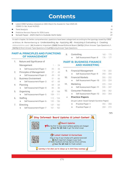 Oswaal 12th Business Studies Question Bank 2026